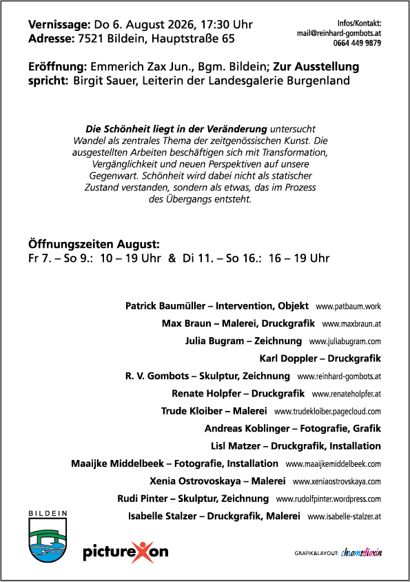 Ausstellung: Schoenheit liegt in der Ver�nderung